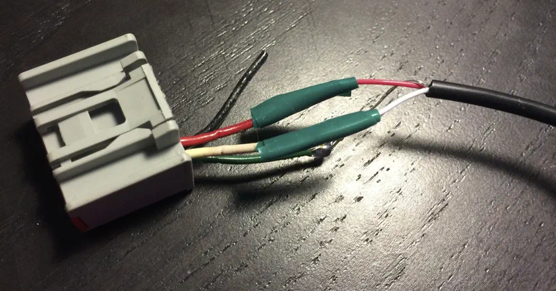 Soldered and Taped Wires