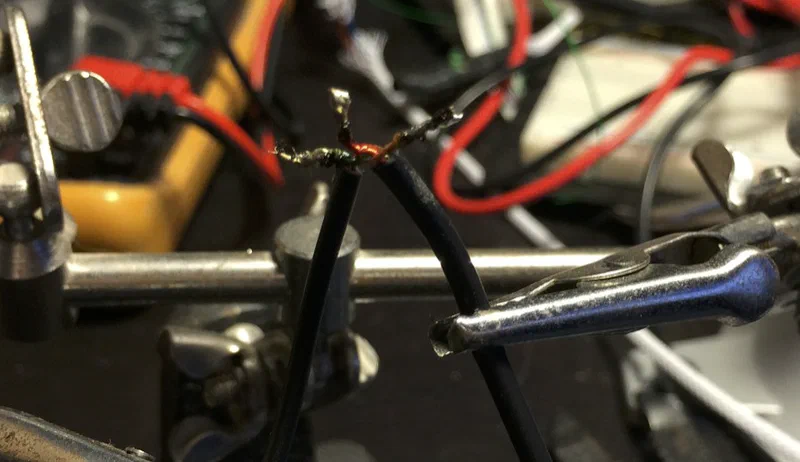 Soldering Coated Wires