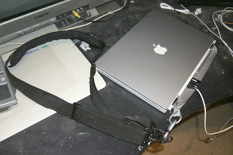 Laptop and Strap