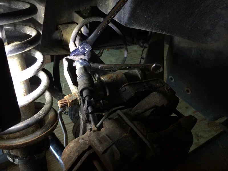 Moving the Parking Brake Cable