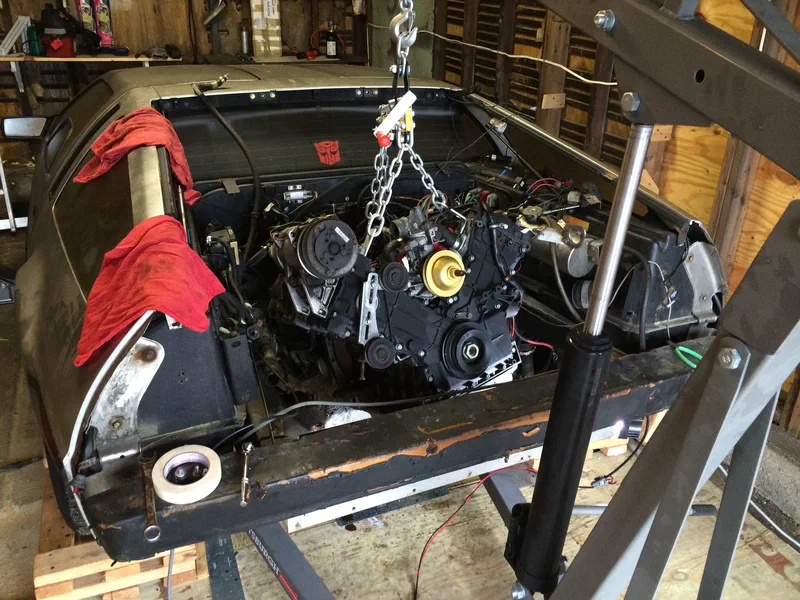 Starting to Lift the Engine
