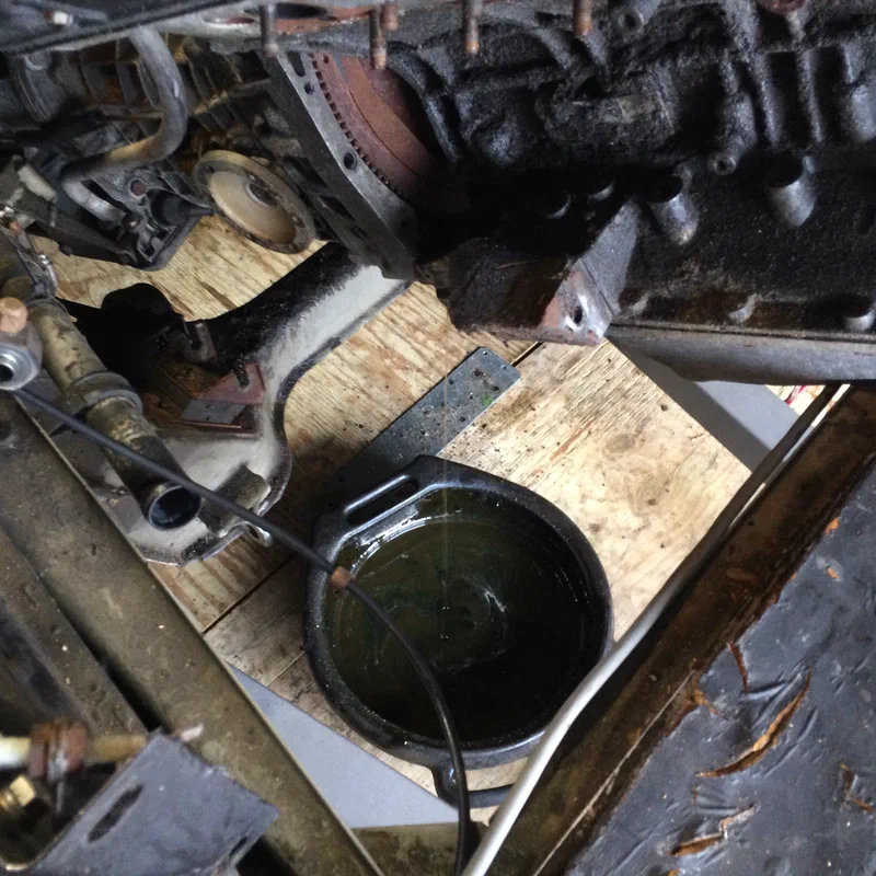 Dripping from the Engine