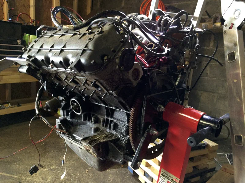Engine on Stand