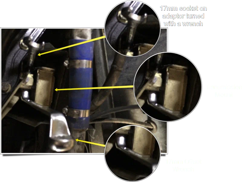 Removing the Transmission Mount Bolt