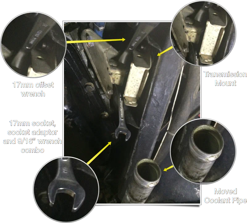 Removing the Second Transmission Mount