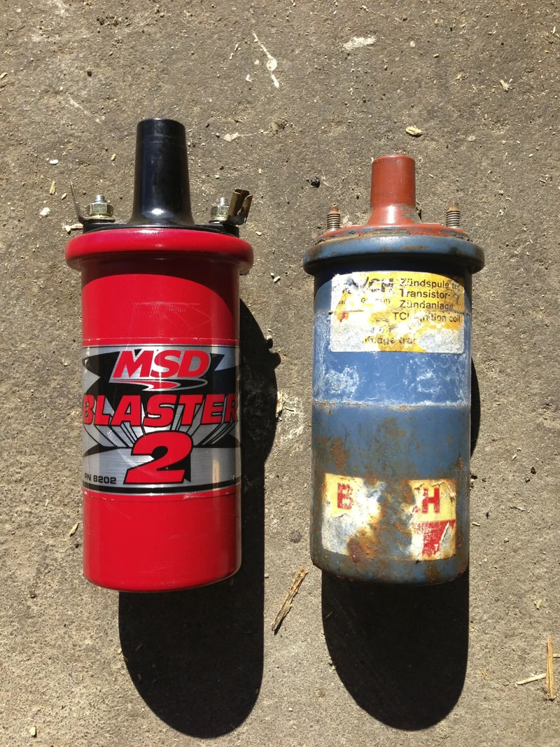 The new MSD coil and the old Bosch coil