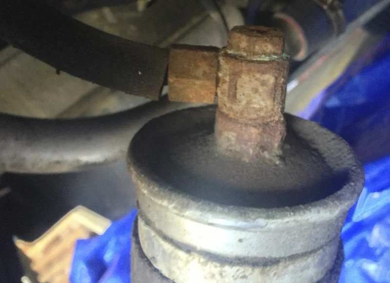 Rusted Banjo Bolt