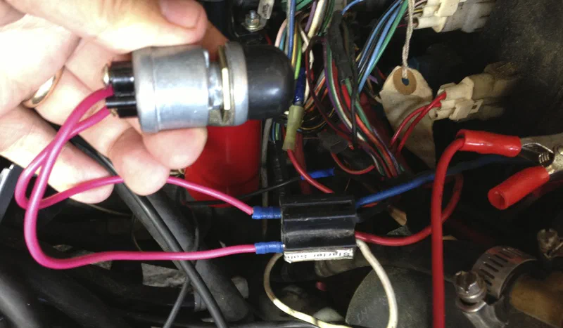 Starter Button Installed
