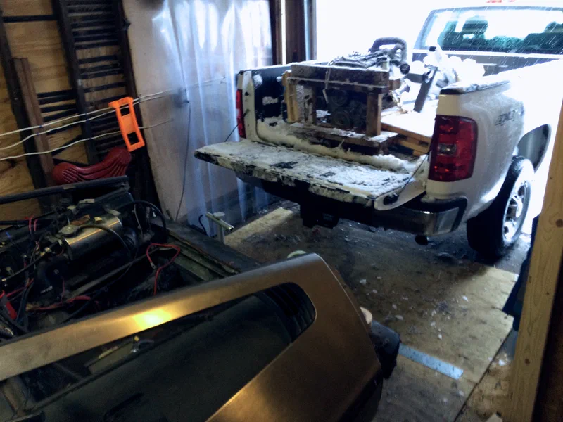 Truck Backed In