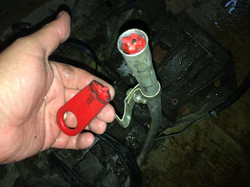 Broken Automatic Transmission Dipstick
