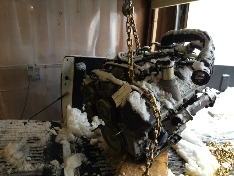 Hoisting the Engine