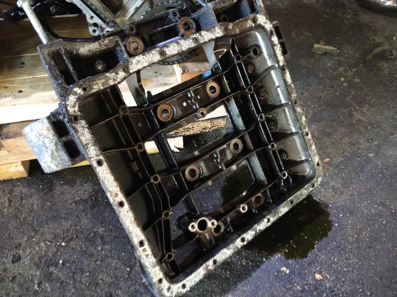 Lower Crankcase Removed
