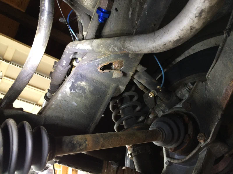 Driver's Side Hole