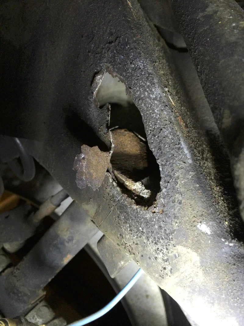 Driver's Side Hole