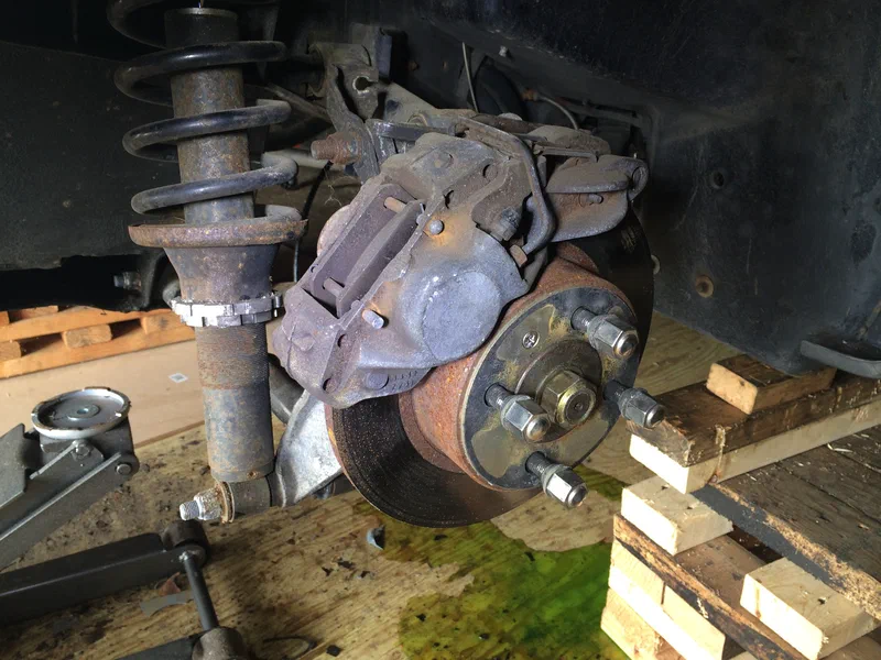 Wheel Removed