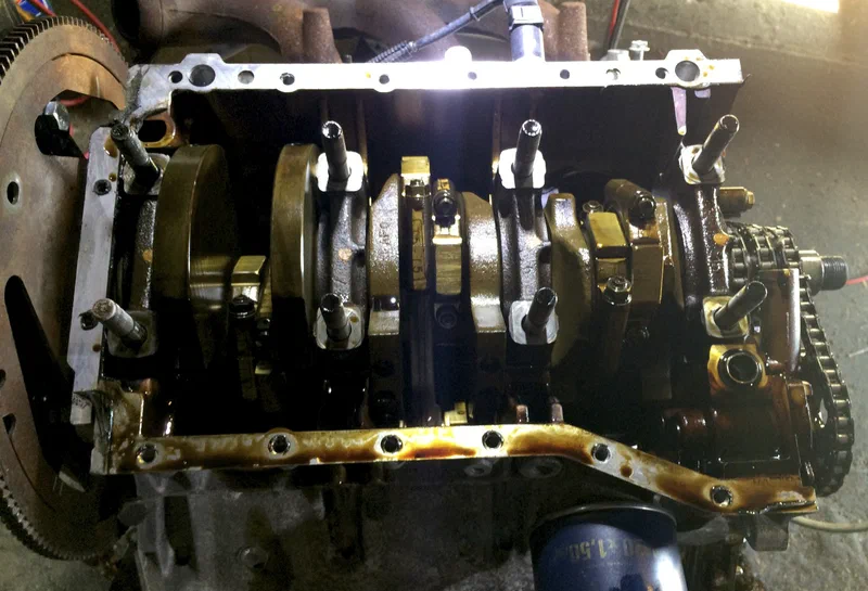 Disassembled Engine