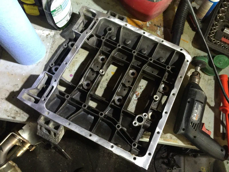 Cleaned Lower Crankcase