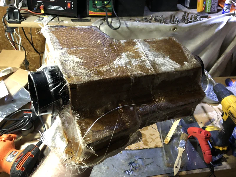 Final Fiberglassed Box