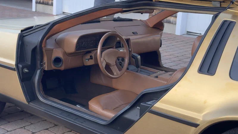 Gold on the outside, brown on the inside